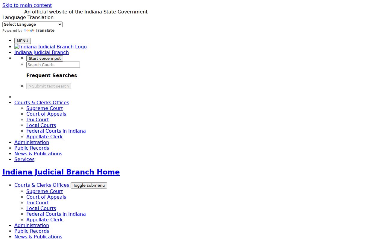 Jay County court records public access overview